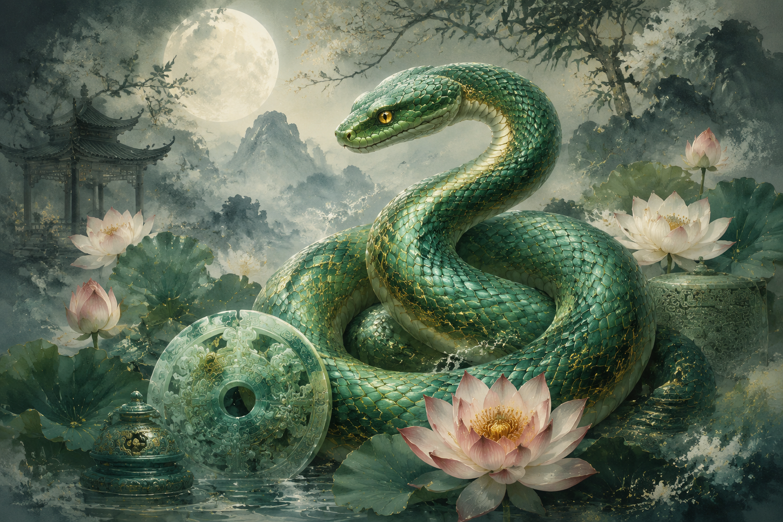 Wąż w chińskim zodiaku — pełny opis znaku