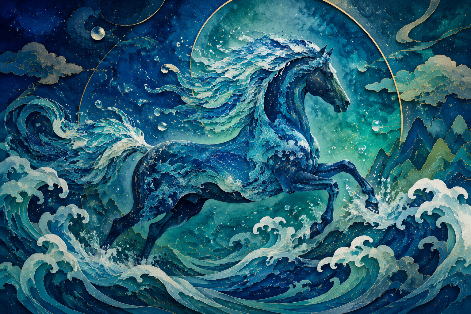 Chiński znak zodiaku 2002 — Koń Wodny